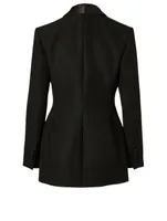 Wool Tuxedo Blazer