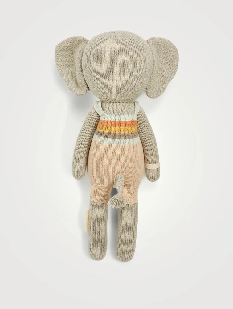 Evan The Elephant Knit Doll