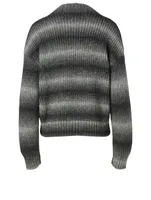 Alpaca-Blend Ombre Sweater