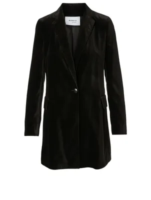 Velvet Long Blazer