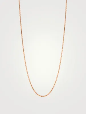 24-Inch 18K Rose Gold Chain