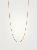 24-Inch 18K Rose Gold Chain