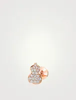 Petite Wulu 18K Rose Gold Stud Earring With Diamonds