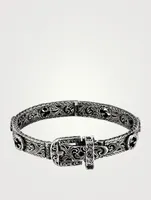 Silver Gucci Garden Bracelet