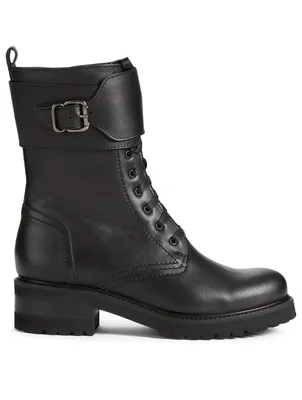 Camden Leather Combat Boots