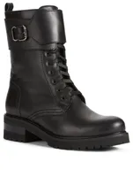 Camden Leather Combat Boots