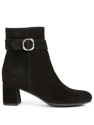 Jake Suede Heeled Ankle Boots