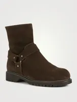 Holden Suede And Shearling Ankle Boots