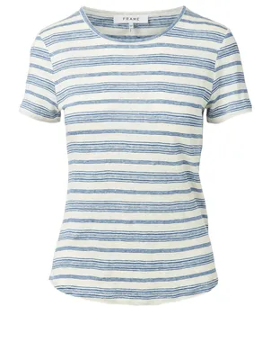 True Linen T-Shirt Stripe