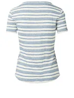 True Linen T-Shirt Stripe