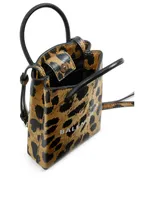 Shopping Leather Phone Holder Bag In Leopard Print