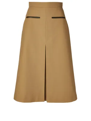 Hazel Cotton Midi Skirt