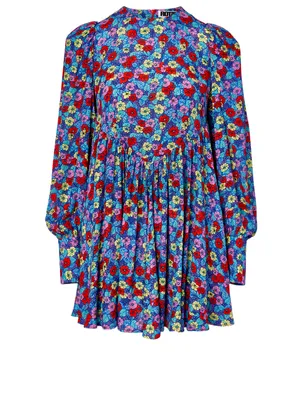 Alison Long-Sleeve Mini Dress