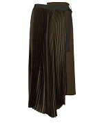 Pleated Midi Skirt