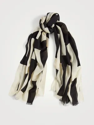 Mosaique Cashmere And Silk Scarf
