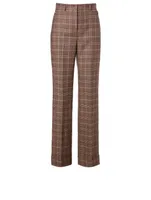 Cashmere Pants Check Print