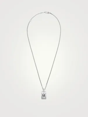 Gucci Ghost Sterling Silver Necklace