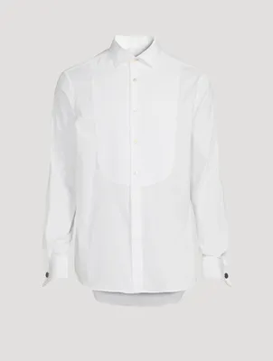 Tailored Evening Shirt With Artist Stripe Cuffs