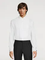 Tailored Evening Shirt With Artist Stripe Cuffs