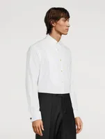 Tailored Evening Shirt With Artist Stripe Cuffs