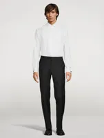 Tailored Evening Shirt With Artist Stripe Cuffs