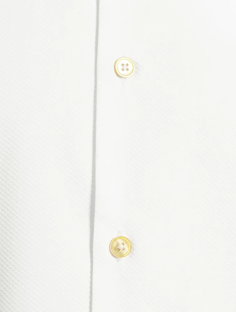 Tailored Evening Shirt With Artist Stripe Cuffs