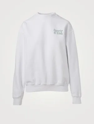 Cotton Sweatshirt With Fun Logo