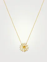 Luminus 18K Gold Snowflake Necklace With Diamonds