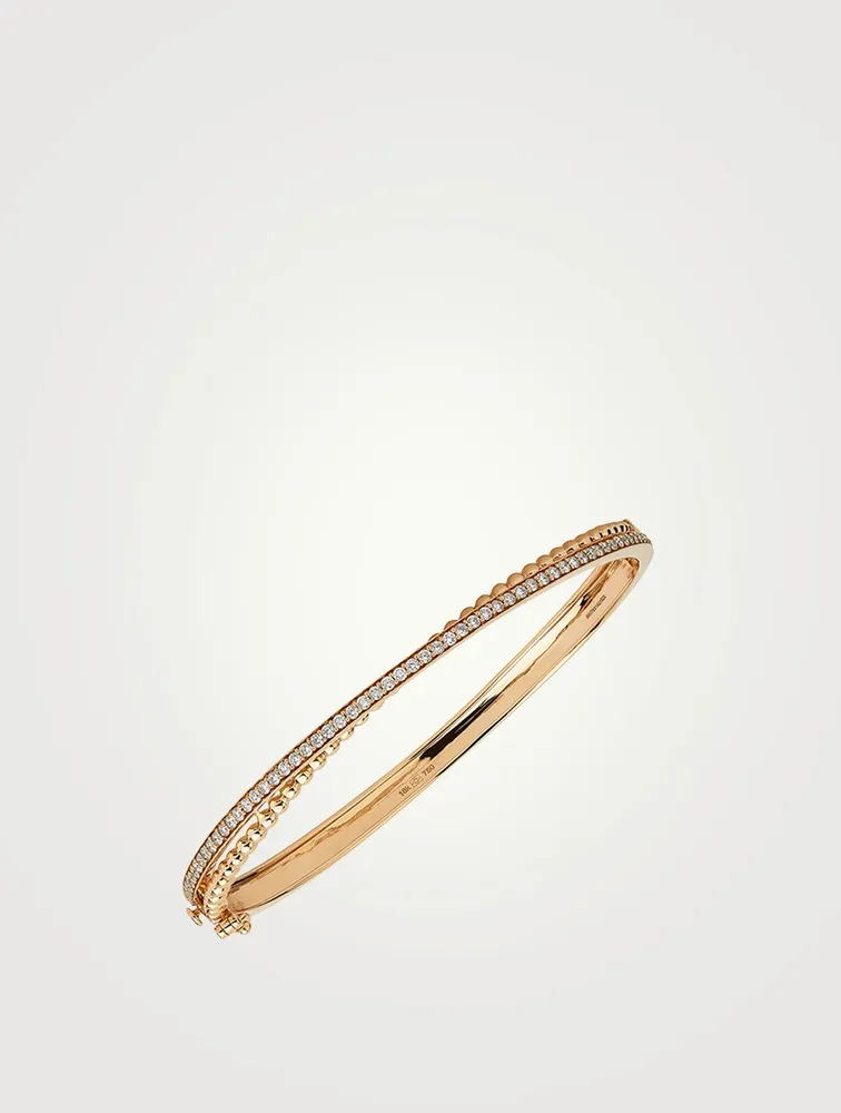 Bubbles 18K Rose Gold Bracelet With Diamonds