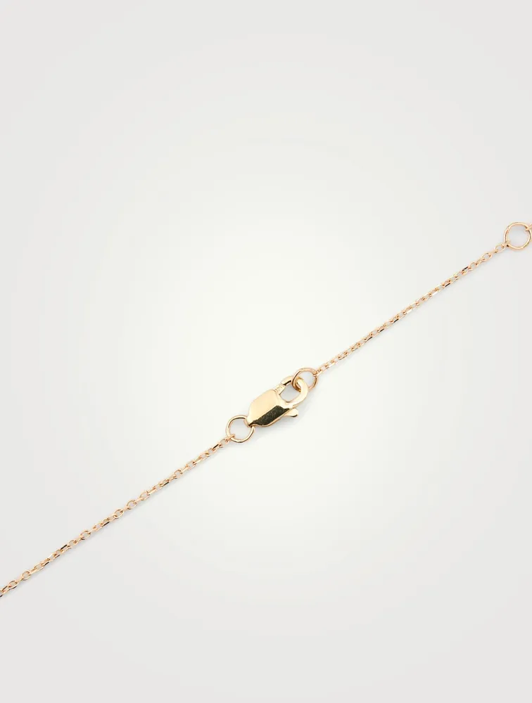 Bonheur 14K Gold Birthstone Necklace With Topaz