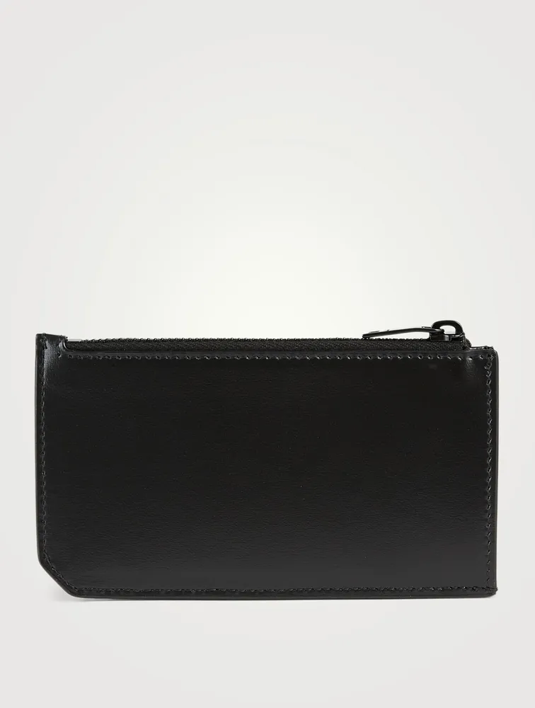 Tiny YSL Monogram Fragrments Leather Card Holder