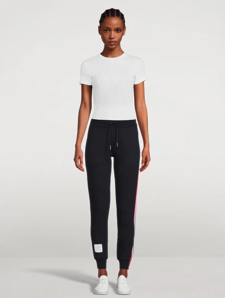 Classic Loopback Sweatpants With Side Stripe