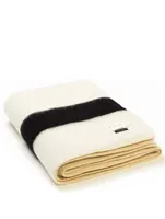 The Siempre Recycled Alpaca And Wool Blanket