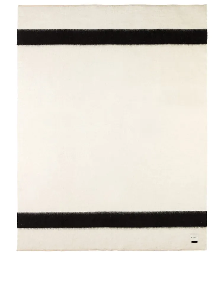 The Siempre Recycled Alpaca And Wool Blanket