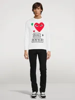 Cotton Long-Sleeve T-Shirt With Multi Logo