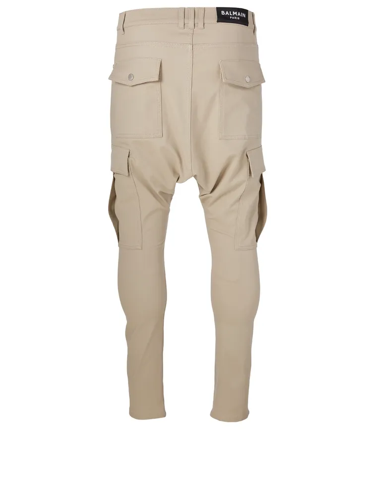 Cotton Slim-Fit Cargo Pants