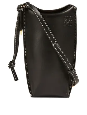 Mini Gate Pocket Leather Crossbody Bag
