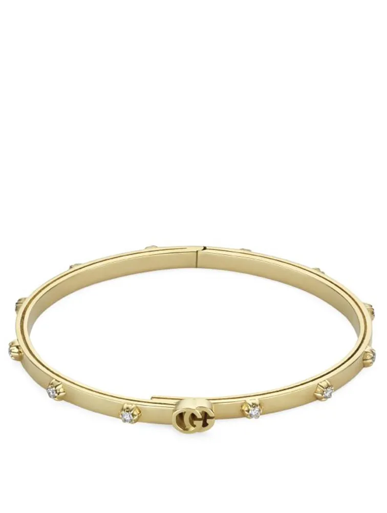 GG Running 18K Gold Bangle Bracelet