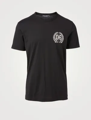 Cotton T-Shirt With Logo Patch