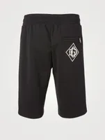 Cotton Sweat Shorts With Patch