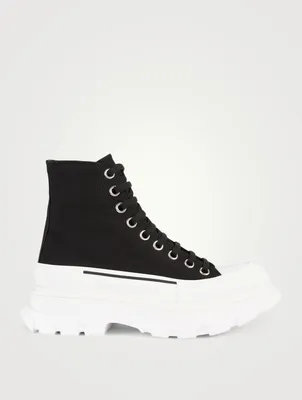 Tread Slick Canvas Platform High-Top Sneakers