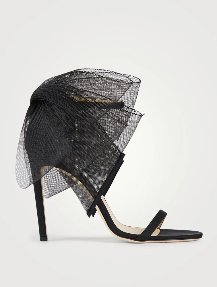 Aveline 100 Grosgrain Stiletto Sandals