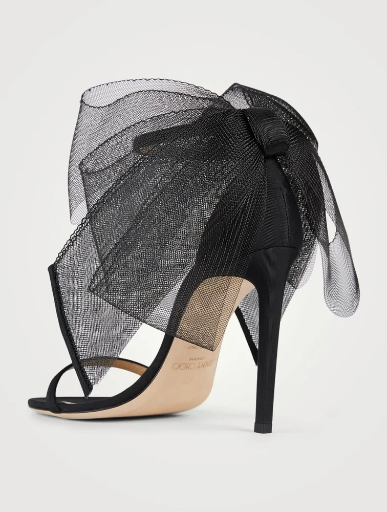 Aveline 100 Grosgrain Stiletto Sandals