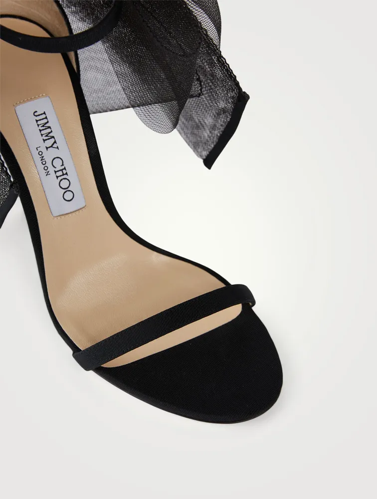 Aveline 100 Grosgrain Stiletto Sandals