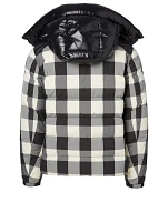 Aubrac Down Jacket Plaid Print