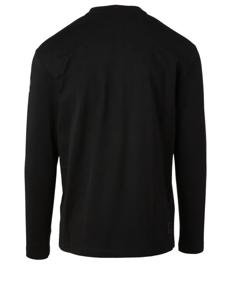 Cotton Long-Sleeve T-Shirt With Logo