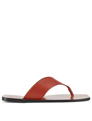 Merine Leather Thong Sandals