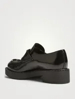 Chocolate Brushed Leather Loafers
