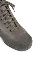 S.I. Compass Suede And Leather High-Top Sneakers