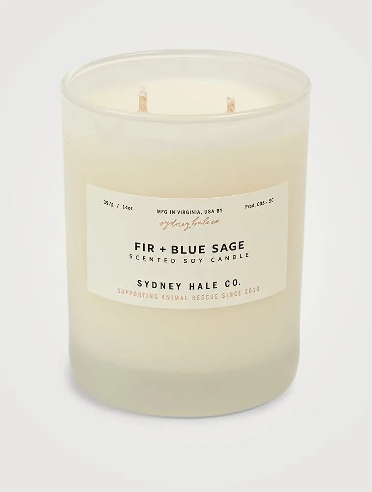 Fir & Blue Sage Scented Soy Candle